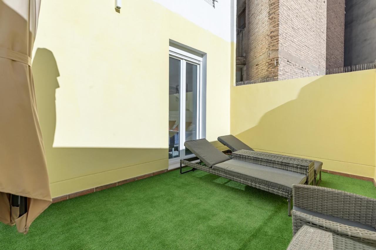 Gorgeous Apt With A Large Private Terrace Walencja Zewnętrze zdjęcie